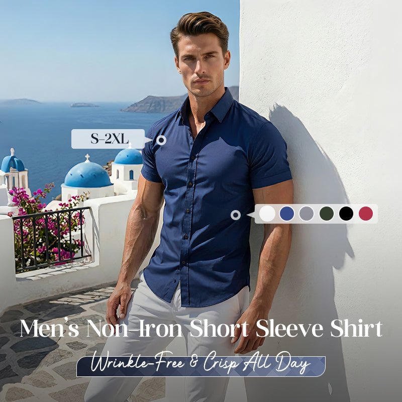 Men's Non-Iron Shirts – No Ironing, Wrinkle-Free & Comfortable All Day!