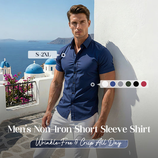 Men's Non-Iron Shirts – No Ironing, Wrinkle-Free & Comfortable All Day!