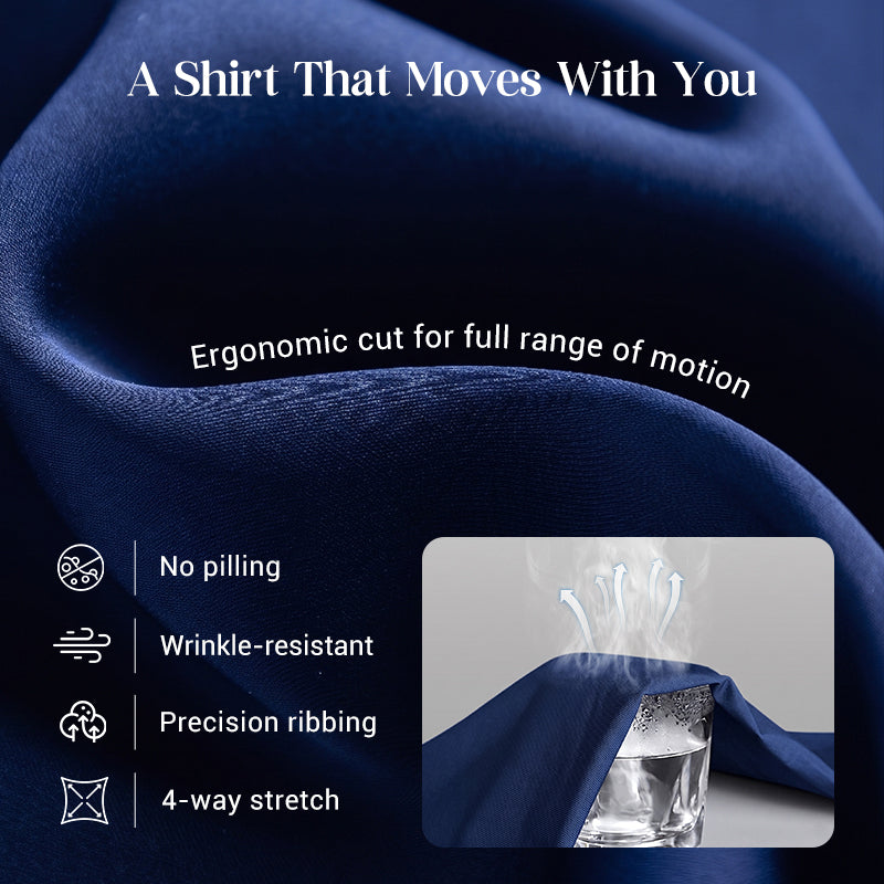 Men's Non-Iron Shirts – No Ironing, Wrinkle-Free & Comfortable All Day!