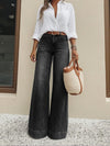 Vintage High-Waisted Wide-Leg Jeans